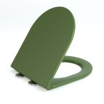 Abattant wc forme d allong�, design moderne en thermodur - fermeture silencieuse soft - close abattant ...