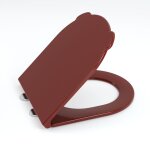 Abattant wc forme d universel en thermodur aquawise c�ramique anti - jaunissement, cuvette toilette avec ...