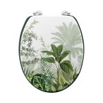 Abattant wc imprim vgtal 'vagabonde' 45cm vert