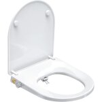 Abattant wc japonais, abattant wc forme d avec frein de chute, non �lectrique avec double buses r�tractables ...