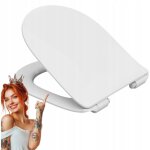 Abattant wc slim pour vitra s50 ? frein de chute, antibact�rien, rigide