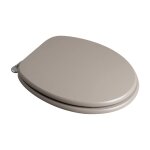 Abattant wc universel en bois mdf laqu gris tourterelle