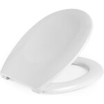 [jamais utilis�] abattant wc universel forme u avec frein de chute, lunette de toilette blanche universelle, ...