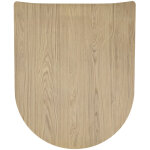 Abattant wood slim d�clipsable wc  ch�ne clair  � descente manuelle - olfa