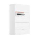 Abb - tableau 2 rang�es pr� - �quip� 1 inter. diff. 40a type ac + 6 disjoncteurs
