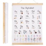 Abc poster alphabet enfant 30x40 cm affiches �ducatives poster alphabet fran�ais alphabets, nombres, ...