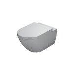 Abitare - cuvette suspendu sans brida blanc brillant - cielo enjoy - avec abattant wc soft