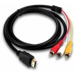 ble hdmi vers rca, 1080p cble de conversion hd pour dcodeur hdmi vers 3rca, adaptateur de cble audio ...