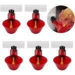 Abreuvoir automatique portable 25 mm - 5 tasses d?eau pour poules, cailles et pigeons, pratique et facile ...