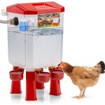 Abreuvoir automatique  poulet filtr contrl par flotteur - grande mangeoire  eau pour poulet - 18, ...