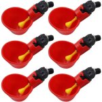 Abreuvoir automatique pour poulets / volaille / abreuvoir avec tasses arrosoirs bols en plastique rouge ... Abreuvoir automatique pour poulets / volaille / abreuvoir avec tasses arrosoirs bols en plastique rouge ...