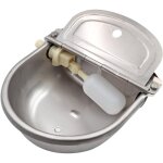 Abreuvoir  bovins abreuvoir en acier inoxydable bol automatique avec valve  flotteur pour chien cheval ...