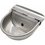 Abreuvoir  eau en acier inoxydable avec bouchon de vidange et valve  flotteur rglable pour cheval, ...