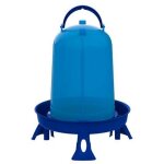 Abreuvoir eco 8 litres avec pieds bleu