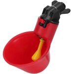 Abreuvoir pour volailles, lot de 10 distributeurs d'eau automatiques avec coupelles pour poulailler, ...