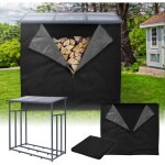 Abri bois de chauffage, tagre rangement extrieur mtal, anthracite, xxl 187, 5x70x185 cm, abri  bois ...