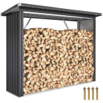 Abri - b�ches couvert - outsunny - plancher sur�lev� et toit inclin� - montage rapide en acier galvanis�, ...