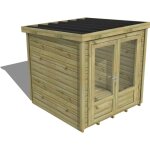 Abri franais - abri de jardin bois trait 27mm, essentiel, 2, 1x2, 1m, 5m2, plancher