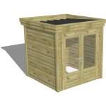 Abri français - abri de jardin bois pin autoclave 27mm - 2, 14x2, 14m / 4, 6m2 - bac acier Abri français - abri de jardin bois pin autoclave 27mm - 2, 14x2, 14m / 4, 6m2 - bac acier