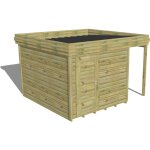 Abri français - abri de jardin bois pin autoclave 27mm - 3, 64x3, 44m / 12, 5m2 - bac acier - plancher ... Abri français - abri de jardin bois pin autoclave 27mm - 3, 64x3, 44m / 12, 5m2 - bac acier - plancher ...