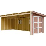 Timbela - abri de jardin qualité premium 14, 3 m² - h231x248x648 cm - construction de panneaux lp smartside ... Timbela - abri de jardin qualité premium 14, 3 m² - h231x248x648 cm - construction de panneaux lp smartside ...