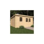 Abri de jardin 2 portes 1 fenêtre 9, 9 m² en bois massif 28 mm - arbor Abri de jardin 2 portes 1 fenêtre 9, 9 m² en bois massif 28 mm - arbor