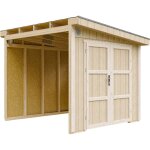Timbela - abri de jardin qualit premium 5, 9 m - h231x248x294 cm - construction de panneaux lp smartside ...