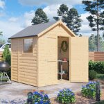 Abri de jardin bois bertilo modus 19mm avec plancher 3, 17m� naturel