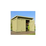 Abri de jardin en bois traité autoclave 288x199x223 cm Abri de jardin en bois traité autoclave 288x199x223 cm