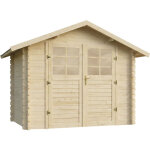 Abri de jardin en bois  beaufort  - 10. 53 m� - 349 x 301 cm - 28 mm
