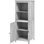 Abri de jardin bois compact 60x60x160 cm avec �tag�res r�glables et serrure