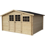 Abri de jardin en bois  rocval  - 456 x 425 x 232 cm - 19. 42 m� - 28 mm