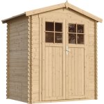 Timbela - abri de jardin en bois - stockage extrieur i196xl136xh218 cm / 1. 98 m2 petit abri  outils, ...