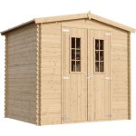 Timbela - abri de jardin en bois - stockage extrieur i236xl226xh218 cm / 4. 33 m2 petit abri  outils, ...