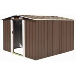 Abri de jardin cabane cabanon maison de stockage remise ext�rieur hangar outils robuste 257 x 298 x 178 ...