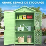 Abri de jardin extérieur en bois, abri à outils pour jardin, terrasse, résistant à la décoloration, résistant ... Abri de jardin extérieur en bois, abri à outils pour jardin, terrasse, résistant à la décoloration, résistant ...