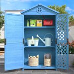 Abri de jardin extrieur en bois, abri  outils pour jardin, terrasse, rsistant  la dcoloration, aux ...
