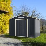 Abri de jardin en métal 5, 29 ?277 x 191 x 202 cm avec 2 portes coulissantes verrouillables 4 trous d'aération ... Abri de jardin en métal 5, 29 ?277 x 191 x 202 cm avec 2 portes coulissantes verrouillables 4 trous d'aération ...
