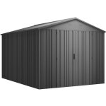 Hoggar - abri de jardin m�tal pioneer y90 - structure autoportante - portes renforc�es - serrure avec ...