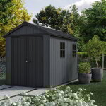 Keter - abri de jardin newton plus 759 - 5, 7 m² - gris aspect bois Keter - abri de jardin newton plus 759 - 5, 7 m² - gris aspect bois