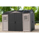 Duramax - abri de jardin en plastique gris, 4 mm Épaisseur paroi 326 x 240 cm Duramax - abri de jardin en plastique gris, 4 mm Épaisseur paroi 326 x 240 cm