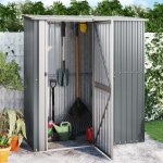 Design in - abri de jardin, remise cabane pour outils, stockage rangement extérieur gris 180, 5x97x209, ... Design in - abri de jardin, remise cabane pour outils, stockage rangement extérieur gris 180, 5x97x209, ...