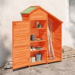 Design in - abri  outils de jardin, remise cabane pour outils, stockage rangement extrieur marron 120x53, ...