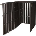 Décoshop26 - abris poubelles pour conteneur 80 à 240 litres 115x77x97 cm acier et wpc anthracite 040008248 ... Décoshop26 - abris poubelles pour conteneur 80 à 240 litres 115x77x97 cm acier et wpc anthracite 040008248 ...