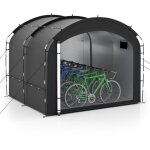 Abri de rangement pour vélos, tente de jardin portable pour 4 - 5 vélos avec tissu imperméable sac de ... Abri de rangement pour vélos, tente de jardin portable pour 4 - 5 vélos avec tissu imperméable sac de ...