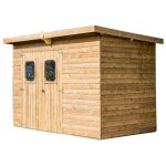 Habrita - abri theora foresta the 3218. 02 n bois thermo chauffé 7, 33m2 toiture en plaques ondulées ... Habrita - abri theora foresta the 3218. 02 n bois thermo chauffé 7, 33m2 toiture en plaques ondulées ...