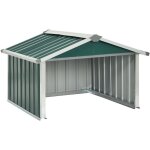 Helloshop26 - abri tondeuse robot de jardin 92 x 97 x 63 cm acier galvanis� vert
