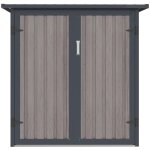 Vente - unique - abri à vélo métal en acier galvanisé effet bois 2, 8 m² pour 2 vélos - niki Vente - unique - abri à vélo métal en acier galvanisé effet bois 2, 8 m² pour 2 vélos - niki