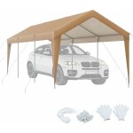Abri de voiture / carport 3 x 6 m - cadre en acier galvanisé / tente de garage pe 160g / ? tente de réception ... Abri de voiture / carport 3 x 6 m - cadre en acier galvanisé / tente de garage pe 160g / ? tente de réception ...