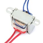 Ac 12v / 24v tension de sortie 2w entr�e 220v 50hz transformateur de puissance unique (24v)